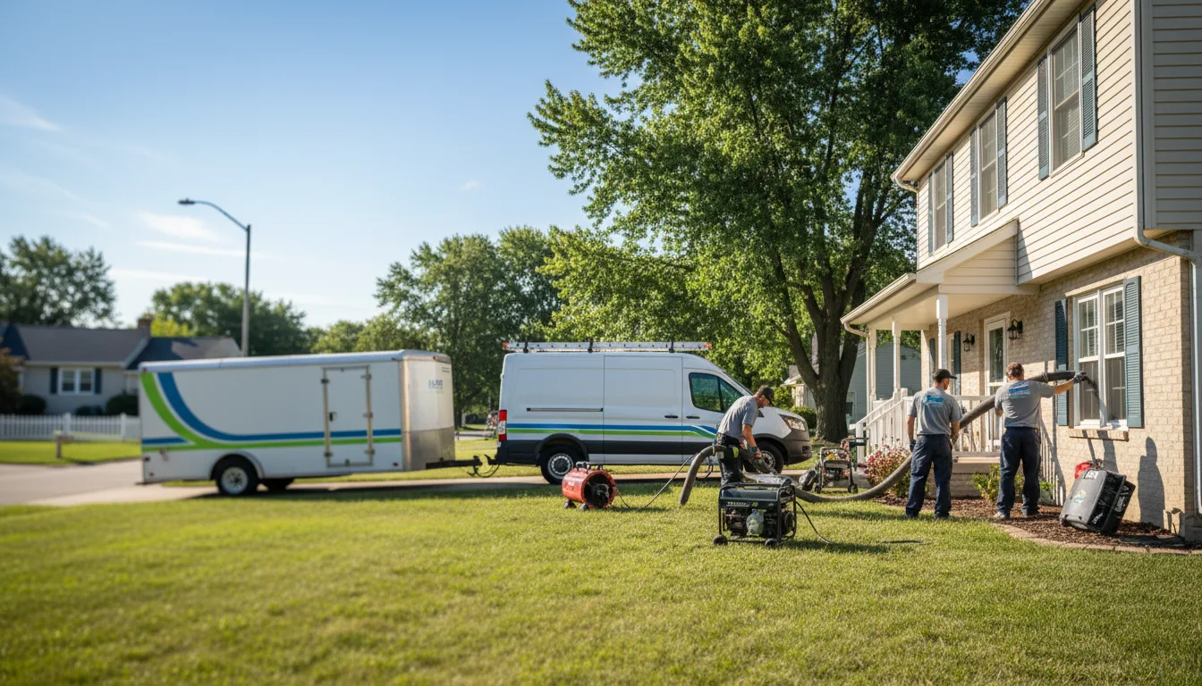 Flooded Basement Restoration And Cleanup With Repair in Palestine, IL near me